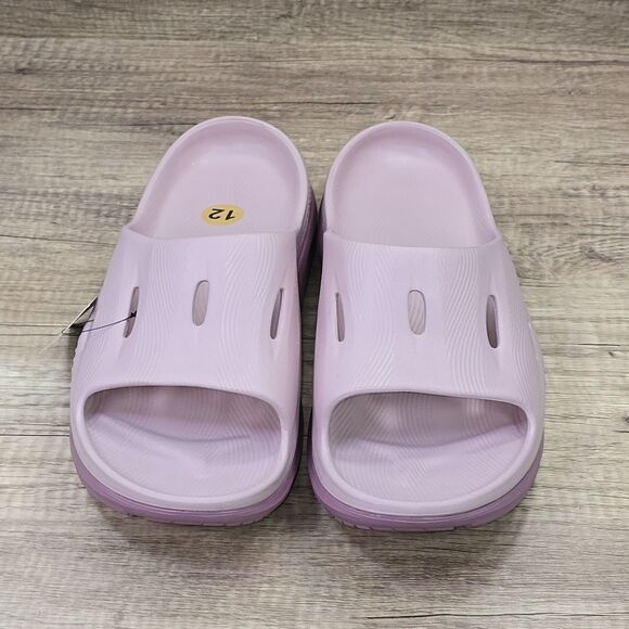 Hoka One U Ora Recovery Slide 3 Men’s Sz 12 Women's Sz 14 Pale Mauve Sandals NEW - Picture 2 of 9